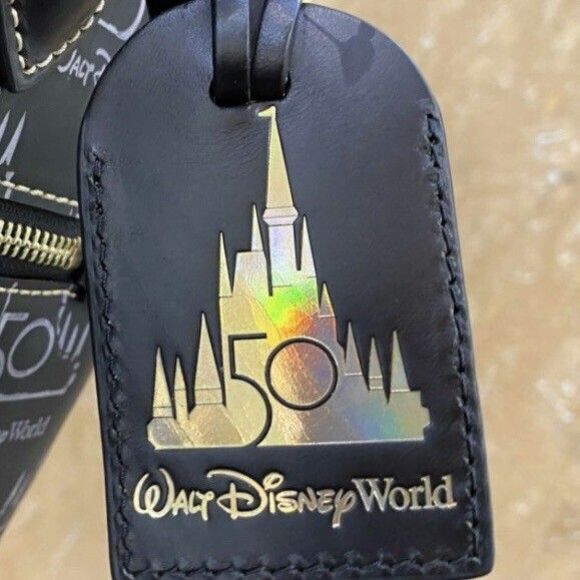 Dooney & Bourke Walt Disney World 50th Anniversary Hologram Leather Satchel NEW - Picture 3 of 7
